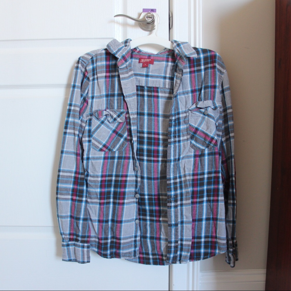 Arizona flannel (grey, blue, pink)